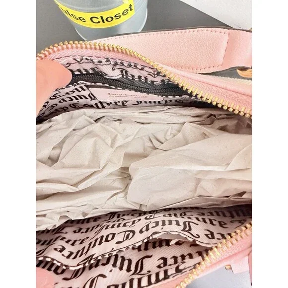 Juicy Couture Berry Sweet Hobo Shoulder Bag Color Natural #17 NWT - Picture 10 of 11